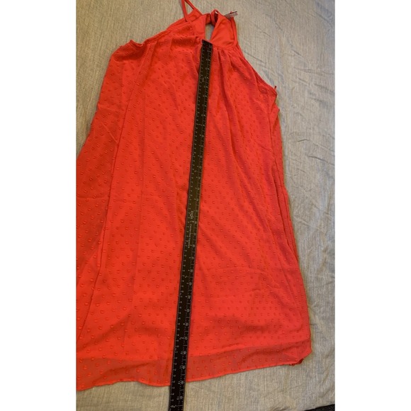 Elle Dress Juniors Medium Red Sleeveless - Picture 5 of 5